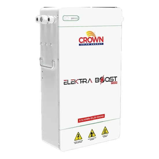Crown Solar Energy Elecktra 5.12kWh IP21 Lithium Battery 51.2V 100Ah Lite