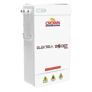 Crown Solar Energy Elecktra 5.12kWh IP21 Lithium Battery 51.2V 100Ah