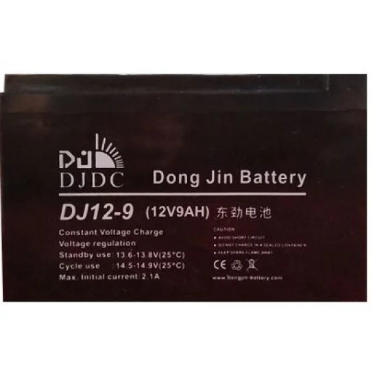 Dongjin DJ12V-9Ah Dry Battery
