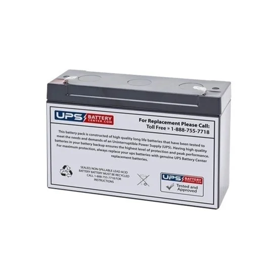 Dongjin DJ6-12 6V 12Ah Replacement Battery