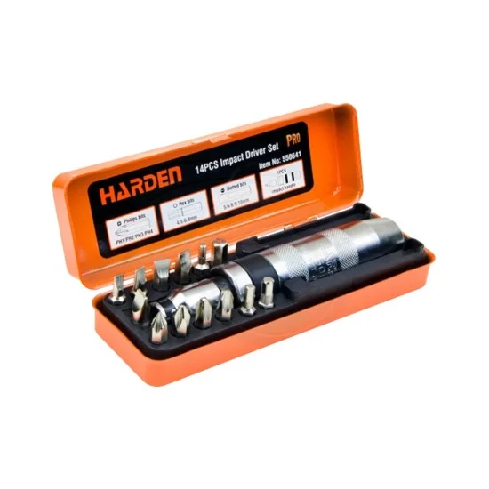 Harden 550641 14pcs Impact Driver Set