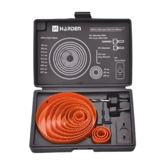 Harden 610548 16Pcs Holesaw Set Wood