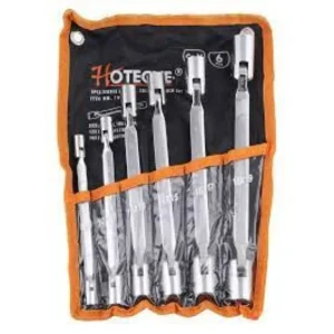 Hoteche 192061 6Pcs Double Flexible Socket Wrench Set
