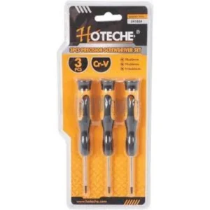 Hoteche 241804 3Pcs Precision Screwdriver Set