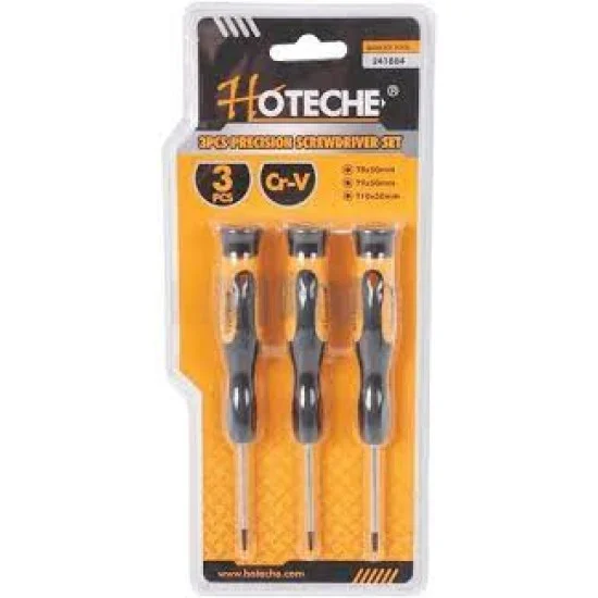Hoteche 241804 3Pcs Precision Screwdriver Set