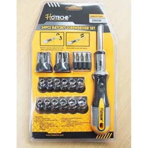 HOTECHE 250534 34 Pcs Ratchet Screwdriver Set