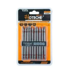 Hoteche 251037 10pcs S2 Double End Screwdriver Bit PH2 x 110mm