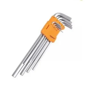 Hoteche 260301 9Pcs Extra Long Hex Key Wrench Set