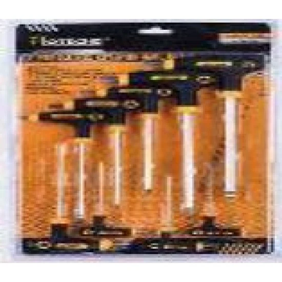 Hoteche 261618A 9Pcs SAE T-Handle Hex Key Ball Point