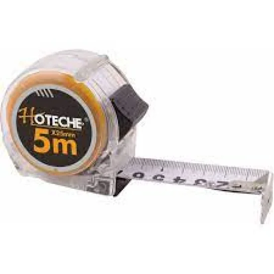 Hoteche 280505 5mx25mm Transparent Measuring Tape