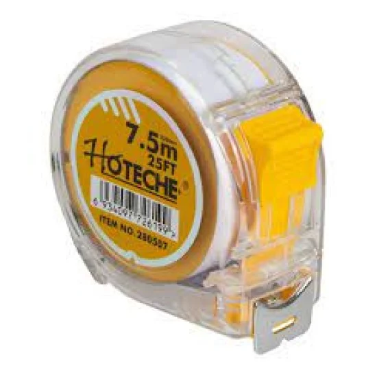 Hoteche 280507 7.5mx25mm Transparent Measuring Tape