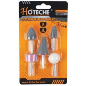 Hoteche 550951 5pcs Mini Grinding Stone Kit