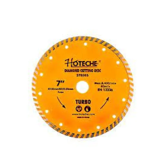 Hoteche 570305 180x22.23x7mm Diamond Cutting Disc (TURBO - TYPE)
