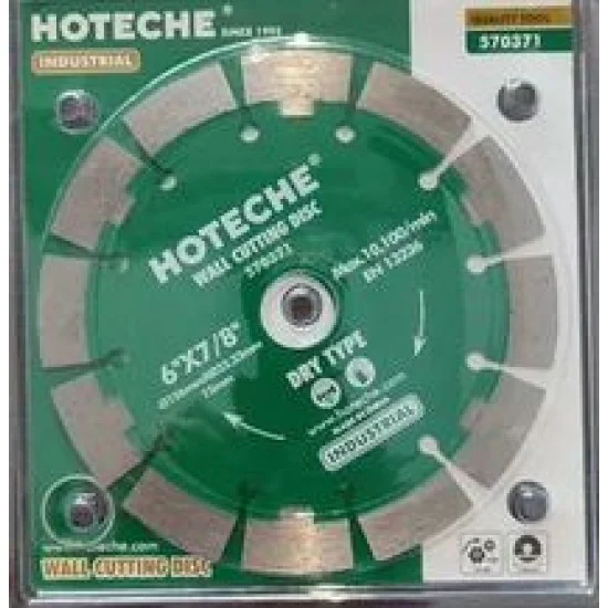 Hoteche 570371 156*22.23*15mm Concrete Wall Cutting Disc 6''