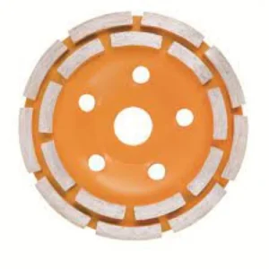 Hoteche 570512 115*22.23*8*5Mm*18T Diamond Grinding Wheel (DOUBLE ROW)