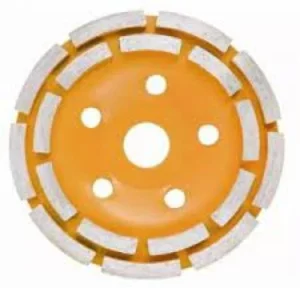 Hoteche 570513 125*22.23*8*5Mm*18T Diamond Grinding Wheel (DOUBLE ROW)