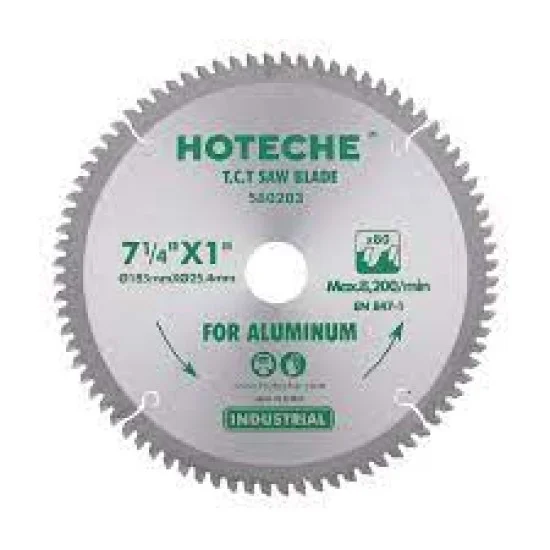 Hoteche 580203 185Mmx25.4Mmx80T TCT Saw Blades FOR Aluminium
