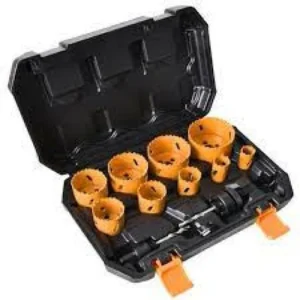 Hoteche 601004 12Pcs BI-Metal Hole Saw Set