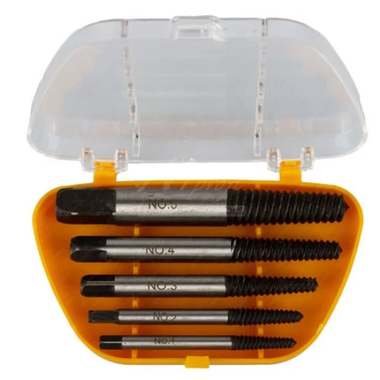 HOTECHE 610201 5Pcs Screw Extractor Set