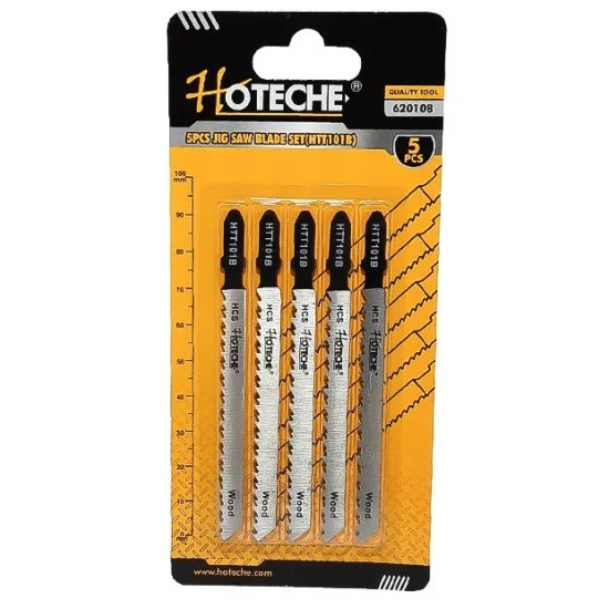 Hoteche 620108 5Pcs Jig Saw Blade