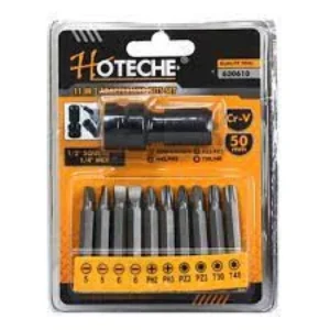 Hoteche 630610 10 in 1 Adapter and Bits Set
