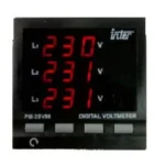 Inter PM-3SV96 3-Line Display Type Digital AC Voltmeter