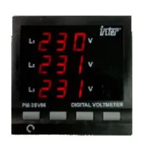 Inter PM-3SV96 3-Line Display Type Digital AC Voltmeter