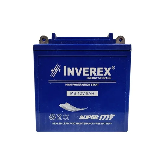 Inverex MB 9AH-12V Maintainence Free Dry Battery