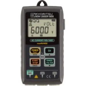 Kyoritsu KEW 5020 3 Channel AC Current/Voltage Data Logger