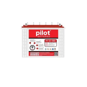 Pilot PT12-180 180Ah OPZS Tubular Battery