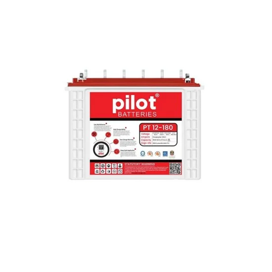 Pilot PT12-180 180Ah OPZS Tubular Battery