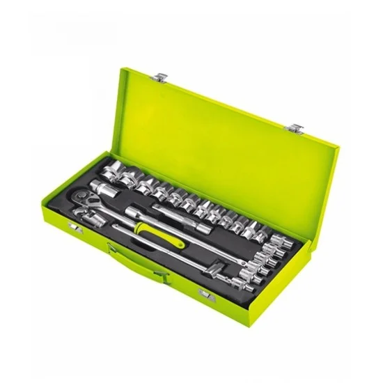 PRESCOTT PHWSL-24 Dr Hexagon 18pcs 1/2' Socket Set