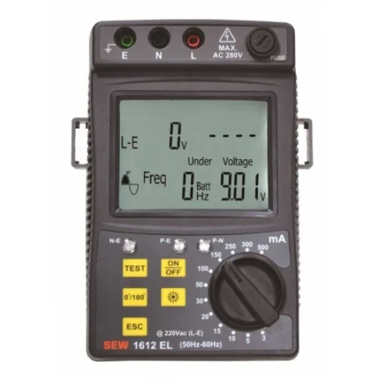 Sew 1612 EL Digital RCD Tester