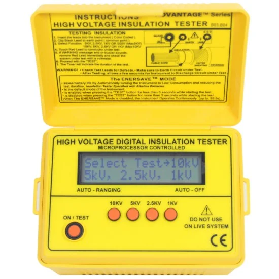SEW 2804 IN HIGH VOLTAGE INSULATION TESTER