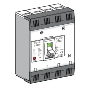Sigma A250N 4 Poles Thermal Magnetic Fixed Type MCCB