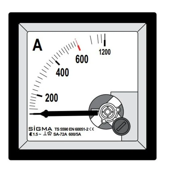 Sigma SA 72A Analogue Ammeter