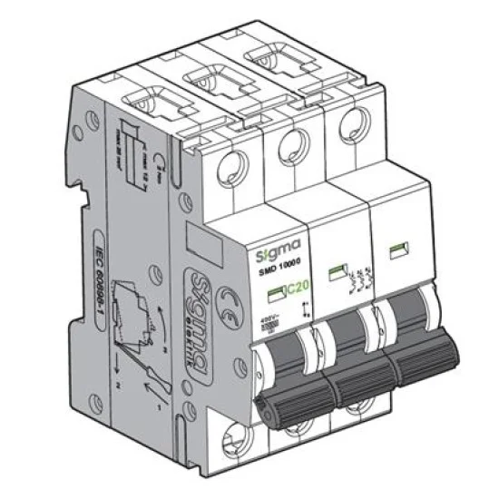 Sigma SMD10000 Triple Pole Miniature Circuit Breaker