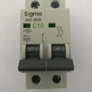Sigma SND6000 Double Pole Miniature Circuit Breaker