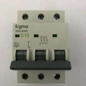 Sigma SND6000 Triple Pole Miniature Circuit Breaker