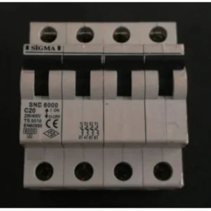 Sigma SND6000 Four Pole Miniature Circuit Breaker