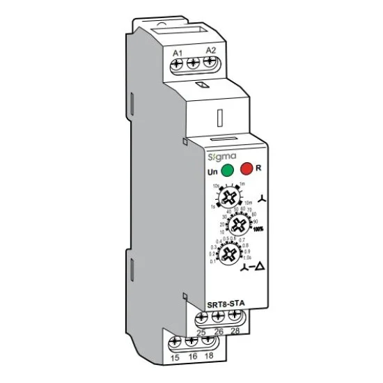 Sigma SRT8-STA Delay On Star/Delta Relay
