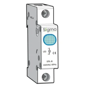 Sigma SSL-B Din Rail Type Blue Led Signal Indicator