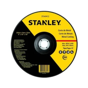 Stanley STA0414 7'' 180x6x22mm Metal Grinding Disc