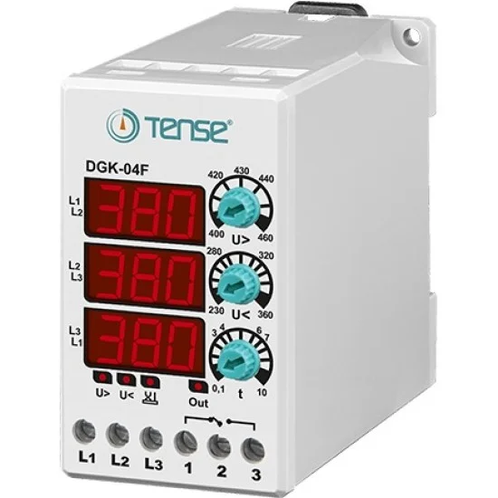 Tense DGK-04F Digital Three Phase Voltage Control Relay