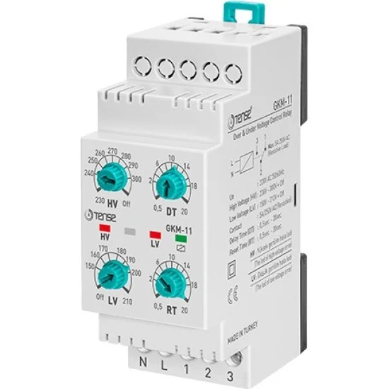Tense GKM-11 Voltage Control One Phase & Protection Relay
