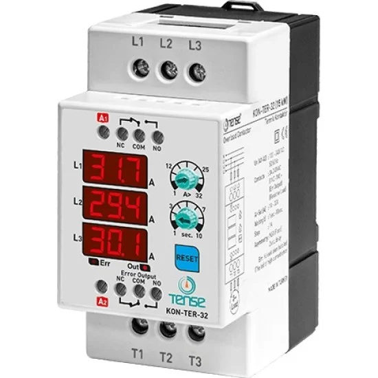 Tense KON-TER-32 Digital 3×3 Overload Contactor