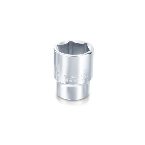 Toptul BAEA0812 1/4' DR. 6PT Socket 12mm