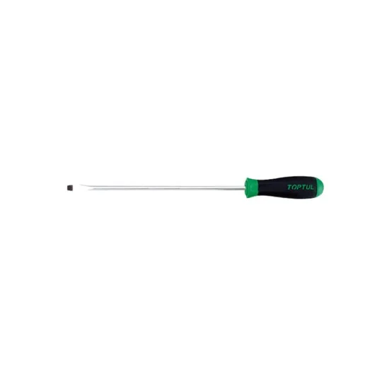 Toptul FACB6E30 Anti Slip Long Flat Screwdriver 1.2x6.5mm