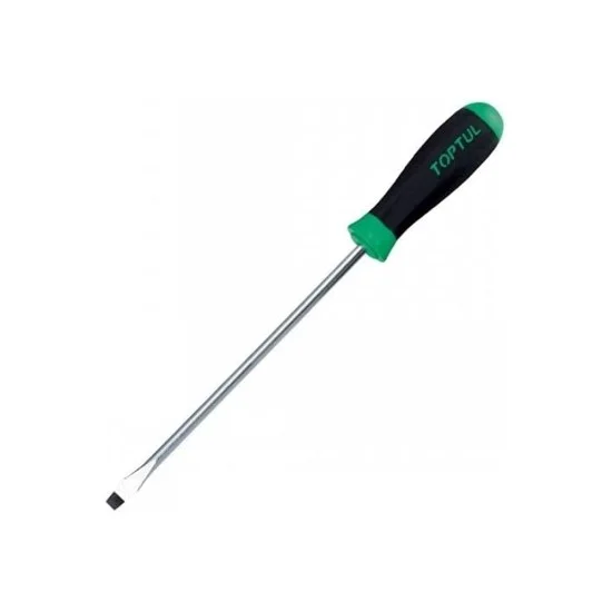 Toptul FACB6E40 Anti-Slip Extra Long Slotted Screwdriver 1.2x6.5x400mm