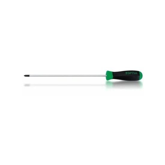 Toptul FBCB0240 Extra Long Anti Slip Phillip Screwdriver PH2X400MM